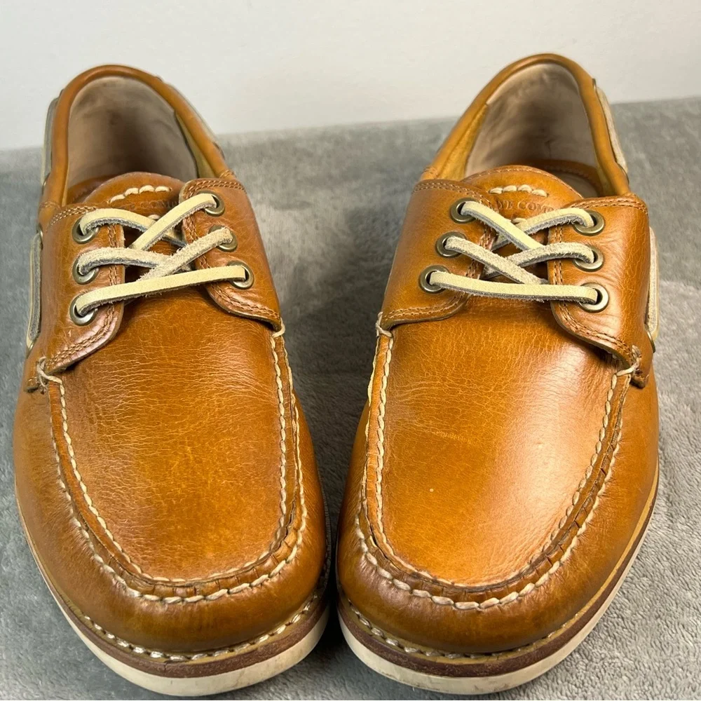 frye Men's Sully Boat Shoe Camel size8Mens US. ordrA6